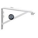 Ver imagem 2 de MFL1810 MÃO FRANCESA LEVE 20CM. Suporte em L de aço carbono com 100x180x15mm. Espessura 1,8mm. (Valo