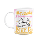 Ver imagem 1 de Caneca Flork Girls - Atrasada Sim, sem Maquiagem Jamais!