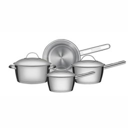 Jogo de Panelas Allegra 4 Peças Aço Inox Tramontina - 1 Jogo de Panelas Allegra 4 Peças Aço Inox Tramontina - 1