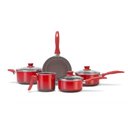 Ver imagem 6 de Conjunto De Panelas 5 Peças - Smart - Vermelho - Brinox