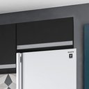 Ver imagem 3 de Kit 02 Armários Aéreo Multiuso 60cm Basculante Preto Fosco