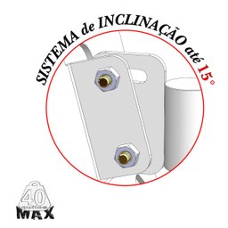 Suporte Tv 10" a 42" Vesa 200x200 3 Movimentos - Branco - 6