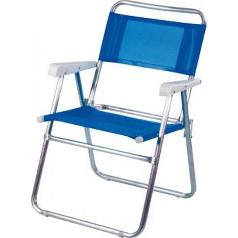 Cadeira Master Alumínio Azul Mor - 6