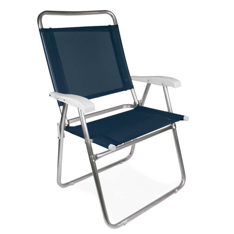 Cadeira Master Plus Alumínio Azul - Mor - 1