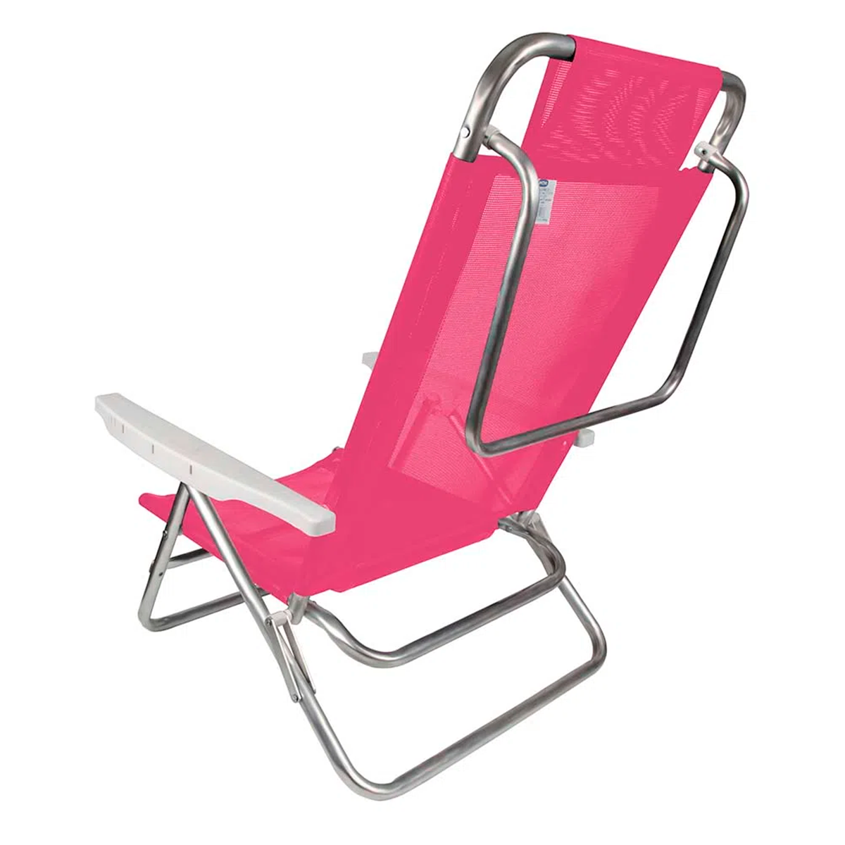 Cadeira De Praia Reclinável Mor Summer Pink 6 Posições - 2