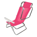 Ver imagem 2 de Cadeira De Praia Reclinável Mor Summer Pink 6 Posições