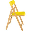 Ver imagem 6 de Cadeira Potenza de Madeira Tauarí Envernizada e Plástico Amarelo Dobráveis Fold - Tramontina