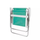 Ver imagem 5 de Cadeira de Praia Alta Alumínio Sannet Verde Mor