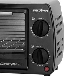 Forno Elétrico Britânia 10 Litros Preto 127V - 2