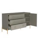 Ver imagem 3 de Cômoda 3 Gavetas 1 Porta Jasper Grigio 138cm