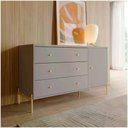 Ver imagem 1 de Cômoda 3 Gavetas 1 Porta Jasper Grigio 138cm