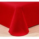 Ver imagem 2 de Colcha De Cama Queen Doce Lar Vermelho Em Algodão 150 Fios Com 07 Peças - Colcha Doce Lar