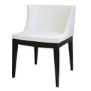 Ver imagem 5 de Cadeira Or Design Senhorita Courissimo Branco e Madeira Escura