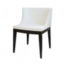 Ver imagem 1 de Cadeira Or Design Senhorita Courissimo Branco e Madeira Escura