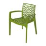 Cadeira Gruvyer com Braço Verde - 1
