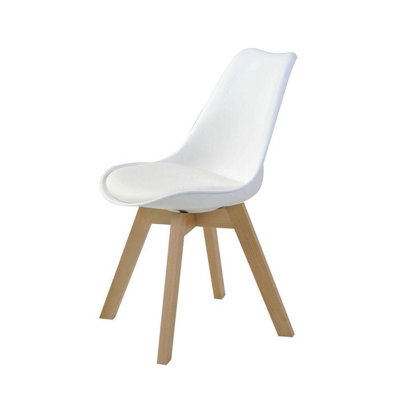 Cadeira Saarinen Wood Branca