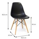 Ver imagem 7 de Cadeira de Jantar Eames Wood Fendi 1102B Or Design