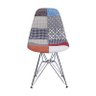 Cadeira de Jantar Eames Eiffel Patchwork 1102 Or Design - 2