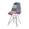 Cadeira de Jantar Eames Eiffel Patchwork 1102 Or Design - 1