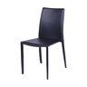Cadeira Megan Empilhável Revestida em Couro Ecológico - 1