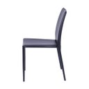 Ver imagem 3 de Cadeira Megan Empilhável Revestida em Couro Ecológico