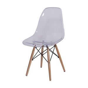 Cadeira Or Design Eames Dkr Incolor, Base de Madeira