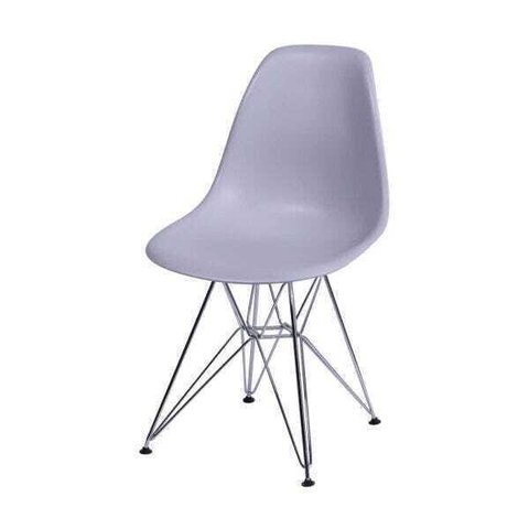 Cadeira Polipropileno Base em Metal Or Design
