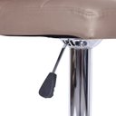 Ver imagem 4 de Banqueta Giratória Caramelo com Encosto 6609 OR Design