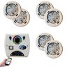 Kit 6 Leds Eco 9w Rgb Sodramar com Comando Wifi - 1