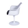 Poltrona Saarinen com Braço com Almofada Ór Design Branco - 3