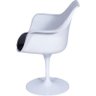 Poltrona Saarinen com Braço com Almofada Ór Design Branco - 12