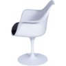 Poltrona Saarinen com Braço com Almofada Ór Design Branco - 11