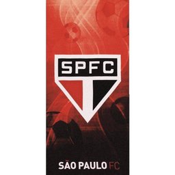 Toalha de praia aveludada time São Paulo - Dohler - 5