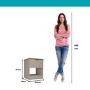 Ver imagem 6 de Mesa Lateral Milan 1 Gaveta Carraro Avelã