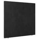 Ver imagem 1 de Cabeceira Cama Box Solteiro Luana 90cm Veludo Preto - Abmaza