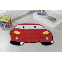Tapete Formato Carro Vermelho - 1