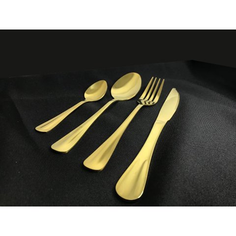 Faqueiro Dourado Passion 16 peças Fineza