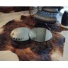 Conjunto Mesa de Centro Espelhado Pes Palito FIT Black Demoglass Conjunto de Mesa de Centro FIT Blac - 10