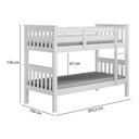 Ver imagem 2 de Beliche 100% Madeira 730b Branco Lavado Piratini