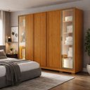 Ver imagem 1 de Roupeiro Reflecta 6PTS100% MDF com LED - Zeus - Arbo Design