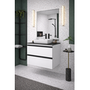 Ver imagem 3 de Kit Gabinete Banheiro Aço 60cm Lavabo Cuba e Espelheira Luxo:branco