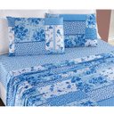 Ver imagem 4 de Edredom King Dupla face 7 peças Bouti Estampado:Azul Sereno