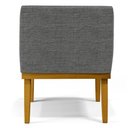 Ver imagem 6 de Kit 2 Poltronas Decorativas Vitória W01 Linho Cinza Escuro - Mpozenato