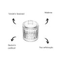 Ver imagem 3 de Açucareiro Harmony Vidro 10cm Wolff