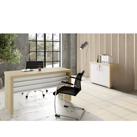 Conjunto Escritório: Mesa 6197 + Balcão 6200