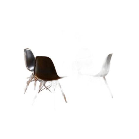 Conjunto Mesa De Jantar Eiffel 90cm Preta Com 4 Cadeiras Charles Eames Eiffel Wood Preta