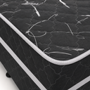 Ver imagem 1 de Cama Box Solteiro Conjugada Bordado D28 88x188 Black Bacetto