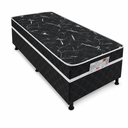 Ver imagem 3 de Cama Box Solteiro Conjugada Bordado D28 88x188 Black Bacetto