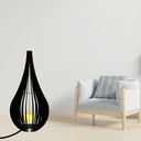 Ver imagem 4 de Abajur Grande de Chão CAPADÓCIA MDF Luminária -:Preto/90x40cm