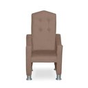 Ver imagem 1 de Mini Cadeira Poltrona Infantil Troninho Decorativa Suede Cappuccino